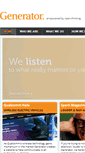 Mobile Screenshot of generator-creative.com